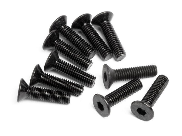 HPI-Z084 HPI Flat Head Screw M3x12mm (Hex Socket/10pcs) [Z084]