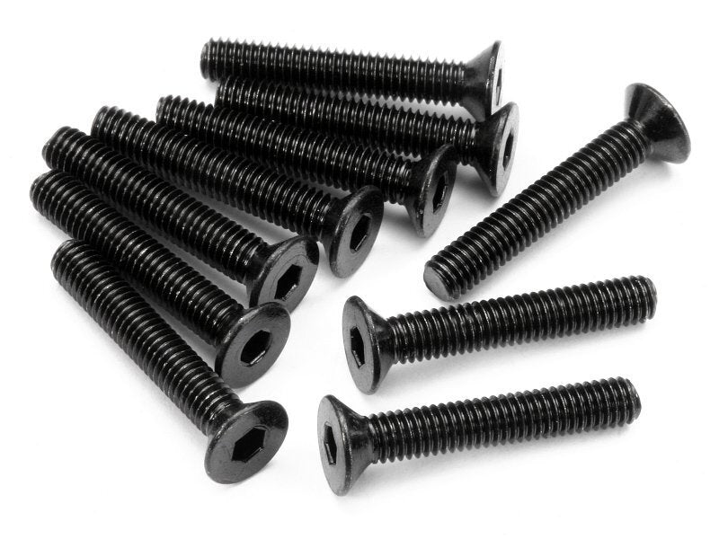 HPI-Z086 HPI Flat Head Screw M3x18mm (Hex Socket/10pcs) [Z086] HPI