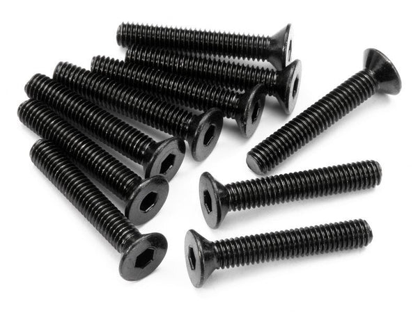 HPI-Z086 HPI Flat Head Screw M3x18mm (Hex Socket/10pcs) [Z086]