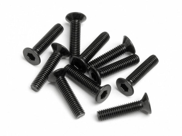 HPI-Z449 HPI Flat Head Screw M2.5X12mm (Hexsocket/10Pcs) [Z449]