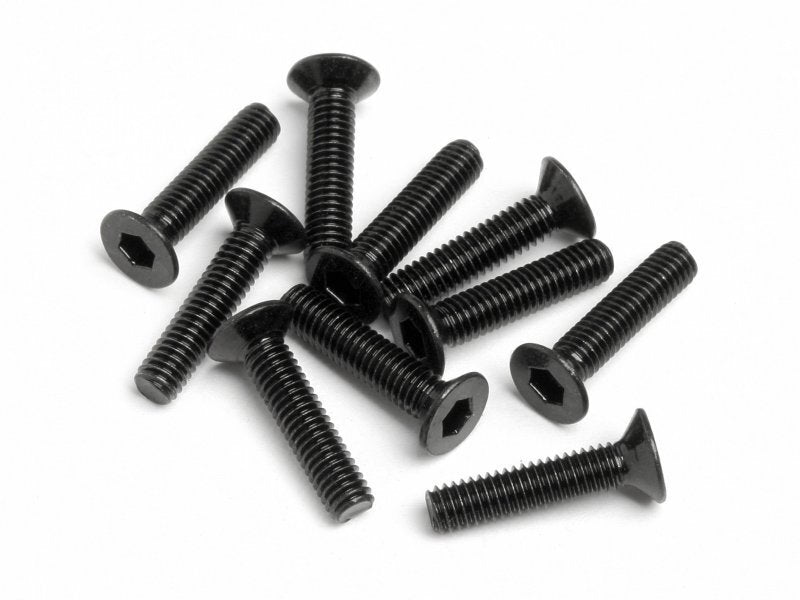 HPI-Z449 HPI Flat Head Screw M2.5X12mm (Hexsocket/10Pcs) [Z449]