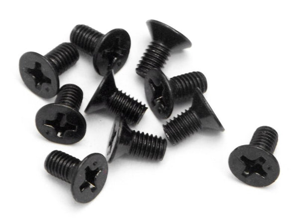 HPI-Z525 HPI Flat Head Screw M3X6mm (10Pcs) [Z525]
