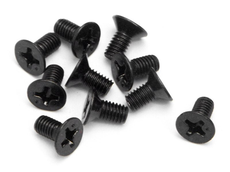 HPI-Z525 HPI Flat Head Screw M3X6mm (10Pcs) [Z525]