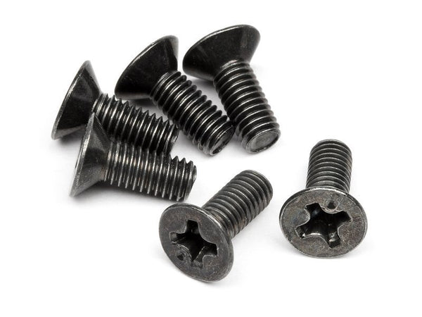 HPI-Z526 HPI Flat Head Screw M3 X 8mm (6 Pcs) [Z526]