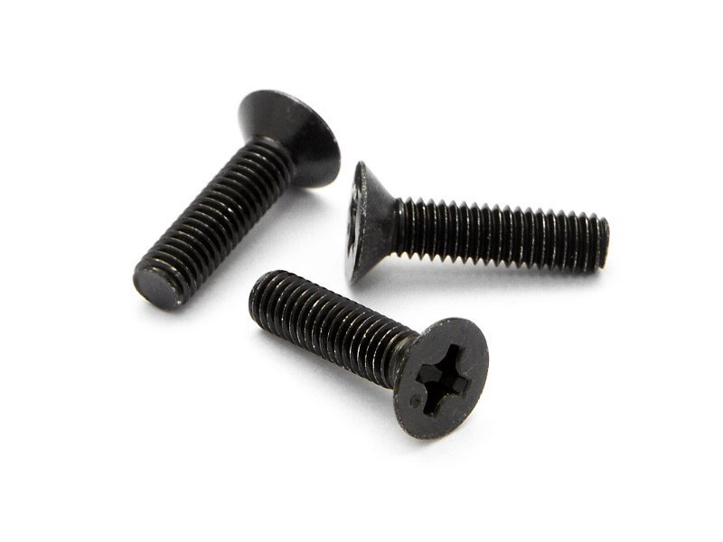 HPI-Z528 HPI Flat Head Screw M3 X 12mm (6Pcs) [Z528] HPI