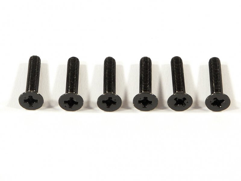 HPI-Z529 HPI Flat Head Screw M3X15mm (6Pcs) [Z529] HPI