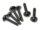 HPI-Z563 HPI TP. Flanged Screw M3X15mm (6Pcs) [Z563] HPI