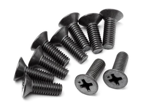 HPI-Z623 HPI Flat Head Screw M4X12mm (6Pcs) [Z623]