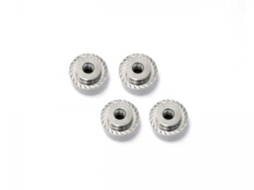 HPI-Z671 HPI Flanged Lock Nut M5X8mm (Silver/4Pcs) [Z671]
