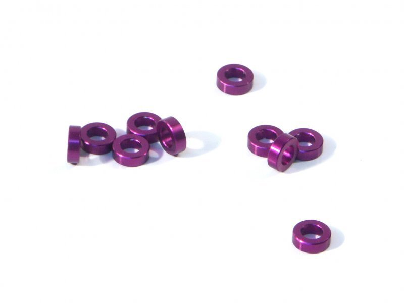 HPI-Z817 HPI Aluminium Washer 3 X 6 X 2.0mm (Purple/10 Pcs) [Z817]
