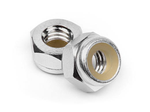 HPI-Z866 HPI Aluminum Lock Nut M4 (Silver/10Pcs) [Z866]