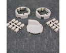 HRC56307 Hitec Servo Wing Mount Set, HS-80/81, Fp-S143, Nes-341, 94501 HITEC