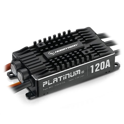 HW30203401 Platinum 120A V4 esc 3-6s Heli/air Hobbywing