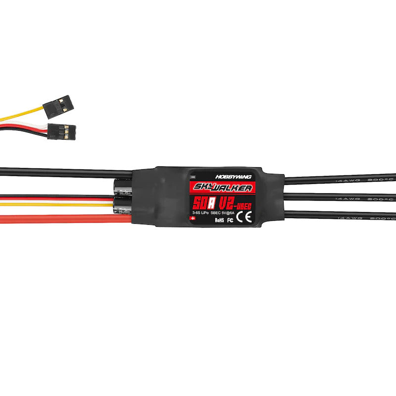 HW30216400 SKYWALKER-50A-6S-V2 Hobbywing