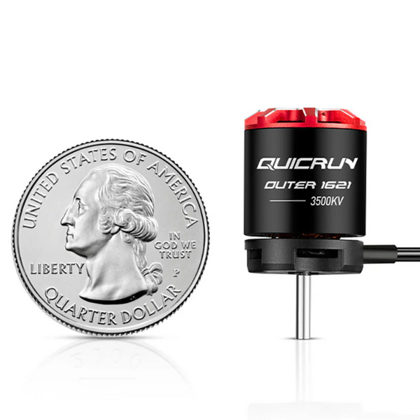 HW30404850 QUICRUN Outer-1621SL-3500KV-BLACK 1/24 SCALE CRAWLER