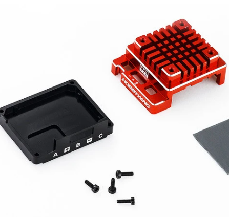 HW30800000012 ###X120A-V3.1 Aluminium Cases Set-RED Hobbywing