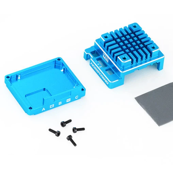 HW30800000015 ###X120A-V3.1 Aluminium Cases Set-BLUE Hobbywing