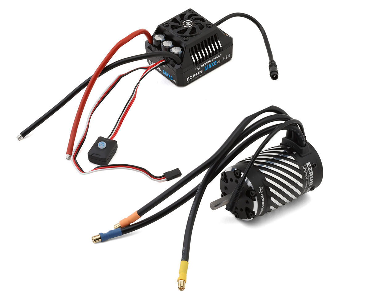 Hobbwing EZRun MAX6 G2 Sensored Brushless ESC & Motor Combo w/5690SD G2 (1250kV) HW38010804