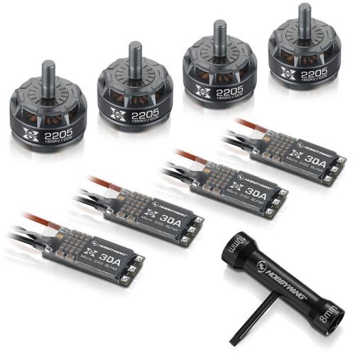 HW38040003 ###XRotor combo set 20amp esc/ 2205 motors (XROTOR 30A ESC/2600KV MOTORS) (HW38040003) Hobbywing