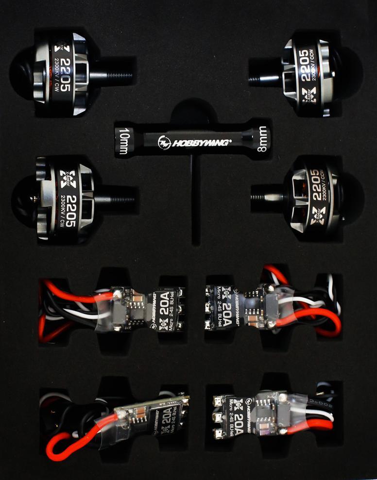 HW38040013 ###XRotor PWR system G motors & esc 2600KV FPV Combo designed for Drone Racing Reliable, High responsive brushless system BLHeli / Oneshot ready