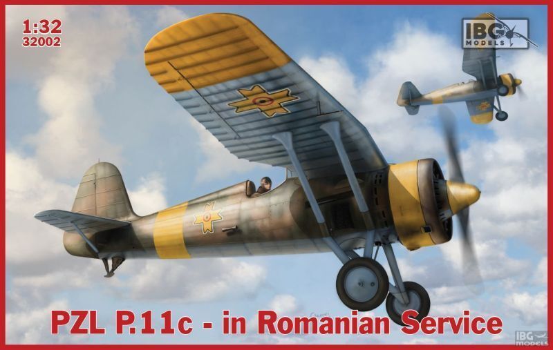 IBG32002 IBG 1/32 P11C Romanian Servis Plastic Model Kit [32002] IBG Models