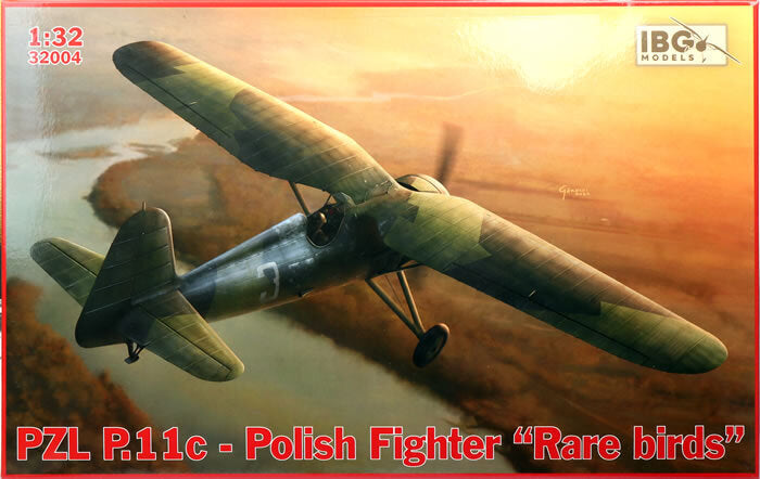 IBG32004 IBG 1/32 PZL P.11c Polish Fighter - "Rare Birds" Plastic Model Kit [32004] IBG Models