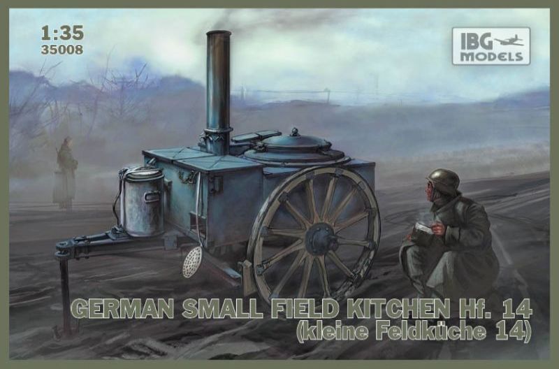 IBG35008 IBG 1/35 German small field kitchen Hf.14 (kleine Feldkuche 14) Plastic Model Kit [35008] IBG Models