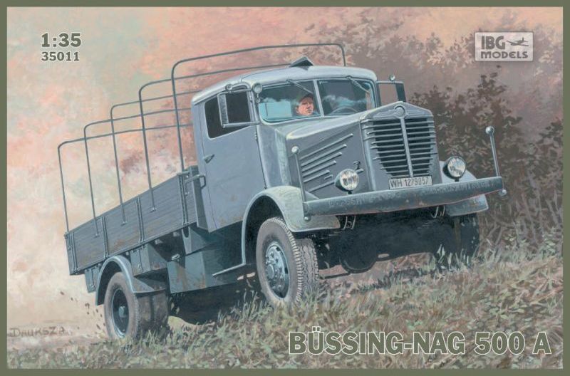IBG35011 IBG 1/35 BUSSING-NAG 500A Plastic Model Kit [35011] IBG Models