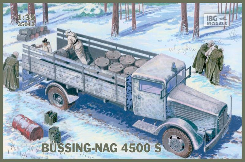 IBG35012 IBG 1/35 BUSSING-NAG 4500S Plastic Model Kit [35012] IBG Models