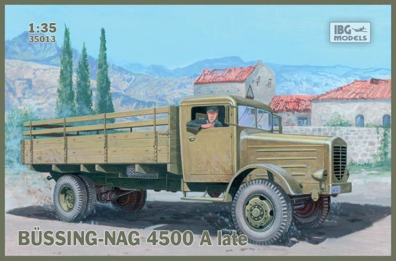 IBG35013 IBG 1/35 BUSSING-NAG 4500A Plastic Model Kit [35013] IBG Models