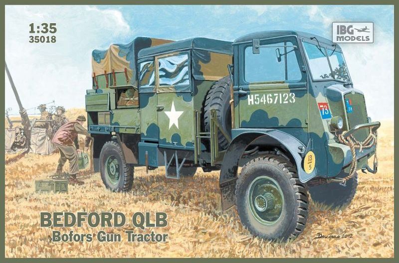 IBG35018 IBG 1/35 Bedford QLB Bofors Gun tractor Plastic Model Kit [35018] IBG Models