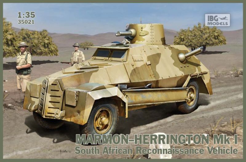IBG35021 IBG 1/35 MARMON-HERRINGTON Mk.I Plastic Model Kit [35021] IBG Models