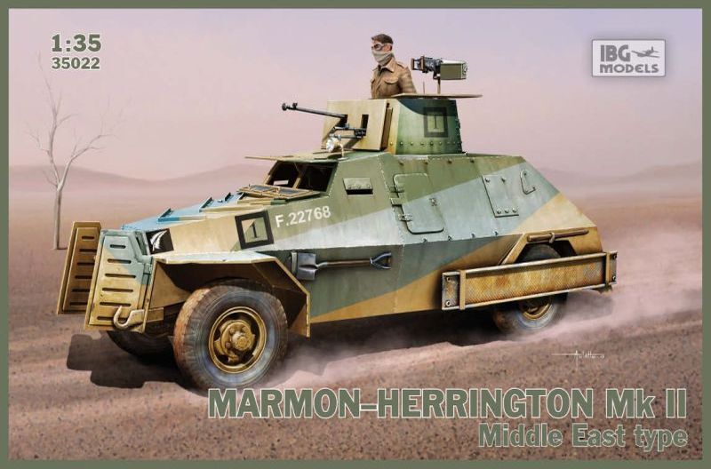 IBG35022 IBG 1/35 MARMON-HERRINGTON Mk.II ME type Middle East Plastic Model Kit [35022] IBG Models
