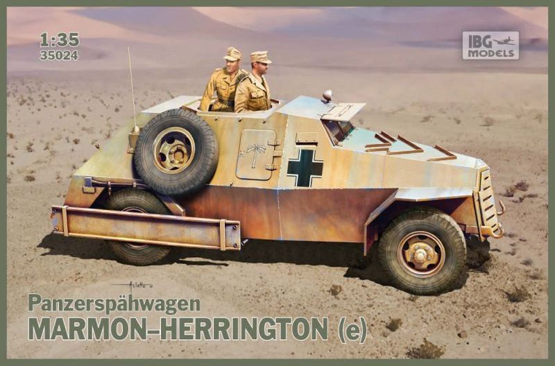 IBG35024 IBG 1/35 PANZERSPAEHWAGEN MARMON-HERRINGTON (e ) Plastic Model Kit [35024] IBG Models