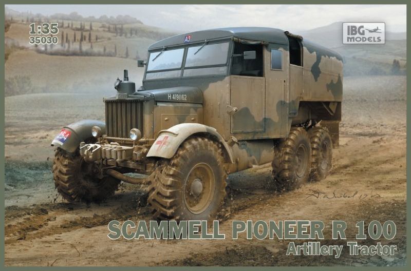 IBG35030 IBG 1/35 Scammell Pioneer R 100 Artillery Tractor Plastic Model Kit [35030] IBG Models