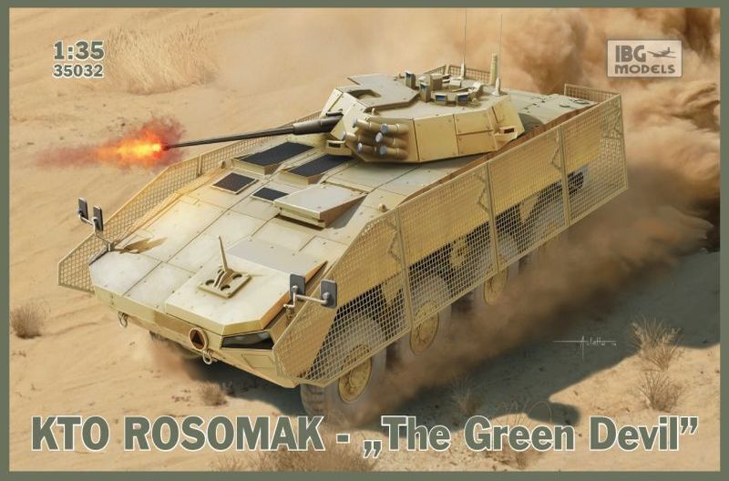 IBG35032 IBG 1/35 KTO Rosomak "The Green Devil" Plastic Model Kit [35032] IBG Models