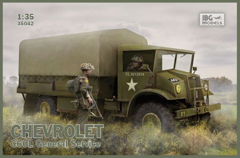 IBG35042 IBG 1/35 Chevrolet C60L General Service Plastic Model Kit [35042] IBG Models