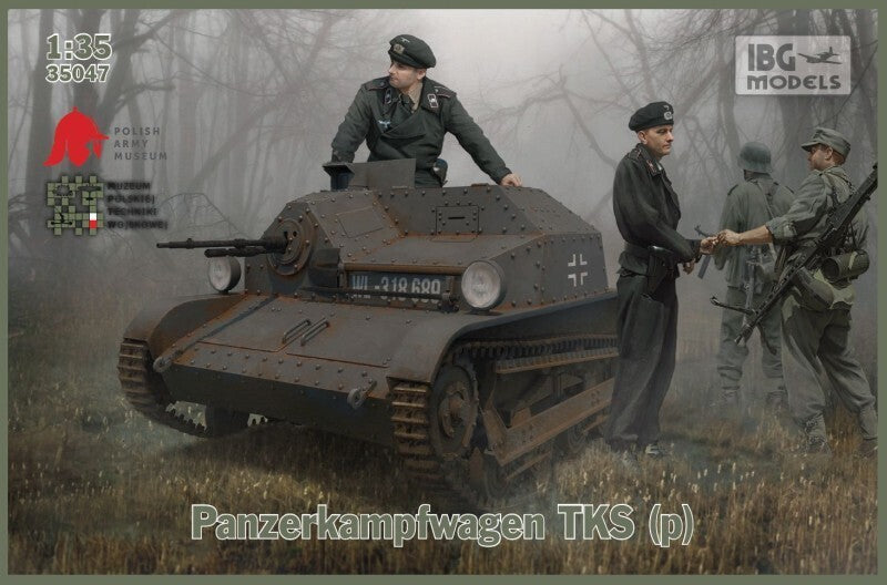 IBG35047 IBG 1/35 Panzerkampfwagen TKS (p) Plastic Model Kit [35047] IBG Models