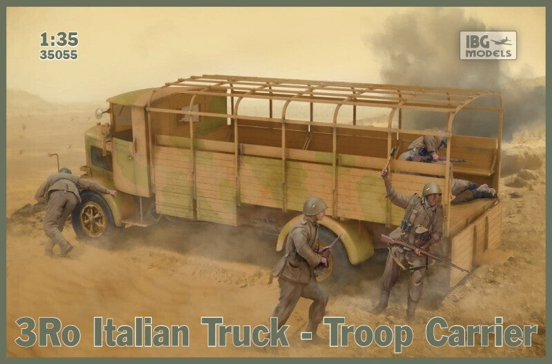 IBG35055 IBG 1/35 3Ro Italian Truck Troop Carrier Plastic Model Kit [35055] IBG Models
