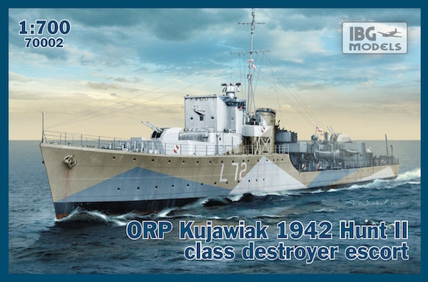 IBG700-02 IBG 1/700 ORP Kujawiak 1942 Hunt II class destroyer escort Plastic Model Kit [700-02]