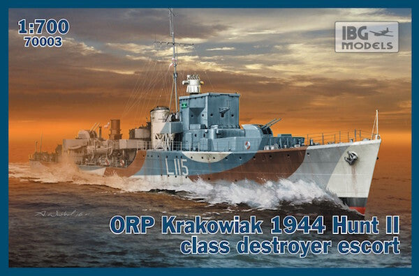 IBG700-03 IBG 1/700 ORP Krakowiak 1944 Hunt II class destroyer escort Plastic Model Kit [700-03]