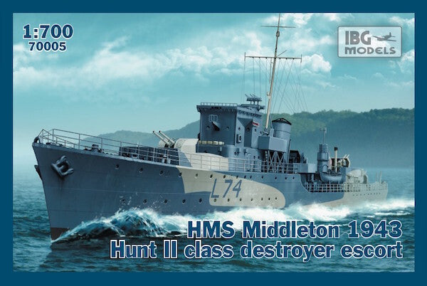 IBG700-05 IBG 1/700 HMS Middleton 1943 Hunt II class destroyer escort Plastic Model Kit [700-05] IBG Models