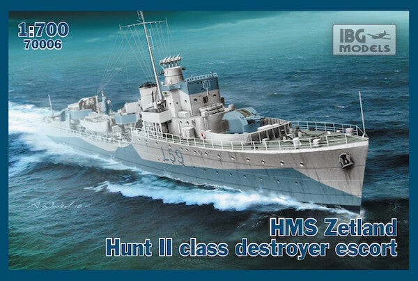 IBG700-06 IBG 1/700 HMS Zetland 1942 Hunt II class destroyer escort Plastic Model Kit [700-06]