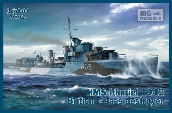 IBG700-12 IBG 1/700 HMS Ithuriel 1942 I-class Destroyer Plastic Model Kit [700-12]