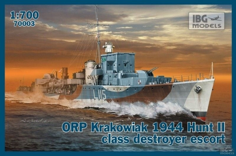 IBG70003 IBG 1/700 ORP KRAKOWIAK 1944 Hunt II class [70003] IBG Models