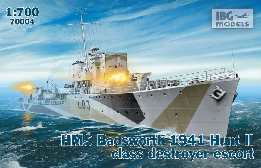 IBG70004 IBG 1/700 HMS BADSWORTH 1941 Hunt II class [70004] IBG Models