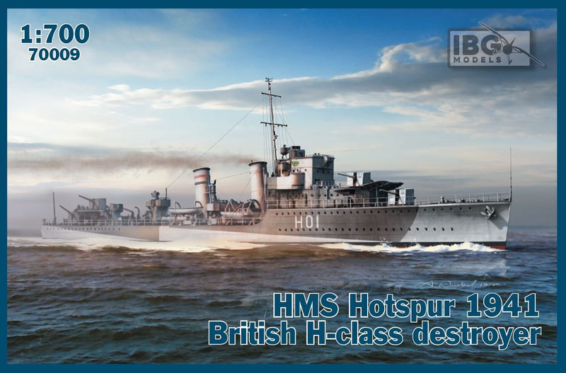 IBG70009 IBG 1/700 HMS Hotspur 1941 British H-Class [70009]