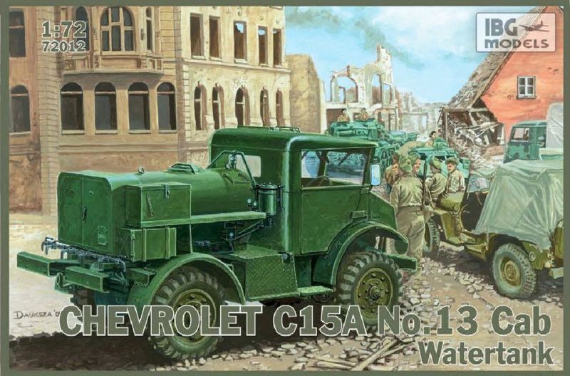 IBG72012 IBG 1/72 Chevrolet C.15A No.13 Cab Watertank Plastic Model Kit [72012] IBG Models