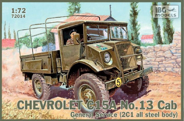 IBG72014 IBG 1/72 Chevrolet C.15A No.13 Cab General Service (2C1 all steel body) Plastic Model Kit [72014]