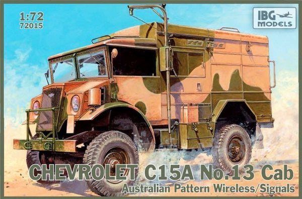 IBG72015 IBG 1/72 Chevrolet C.15A No.13 Cab Australian Pattern Wireless / Signals Plastic Model Kit [72015]